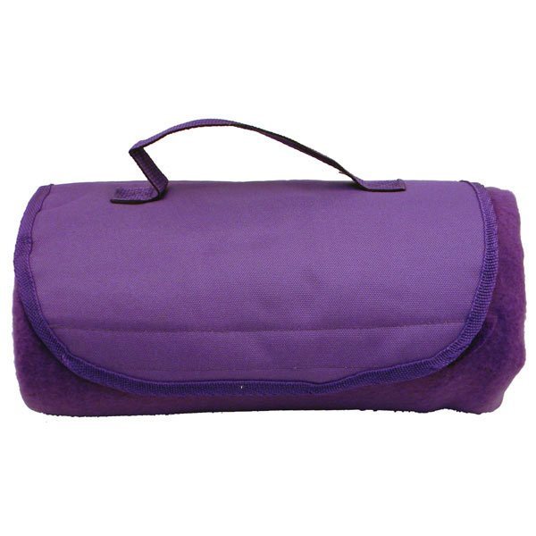 Easy Roll-Up Fleece Blanket with Flap, 48" x 54"