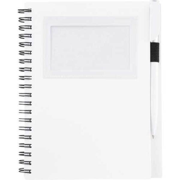 Spiral Notebook w/ Card Slot, 7" x 5-2/5"