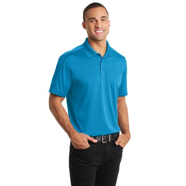 Port Authority® Diamond Jacquard Men's Performance Polo