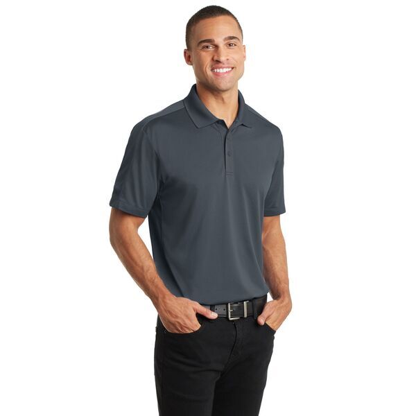 Port Authority® Diamond Jacquard Men's Performance Polo