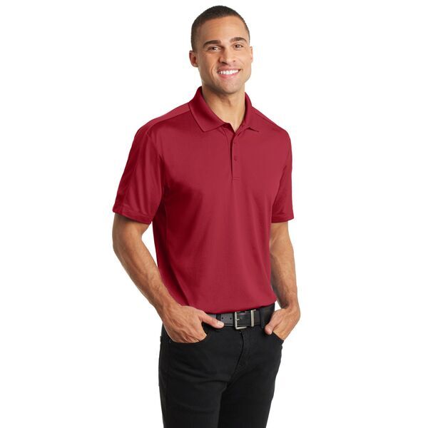 Port Authority® Diamond Jacquard Men's Performance Polo