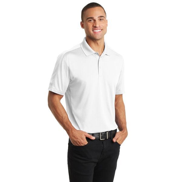 Port Authority® Diamond Jacquard Men's Performance Polo
