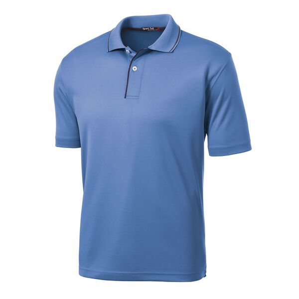Sport-Tek® Dri-Mesh® Men's Performance Polo with Tipped Collar and Piping