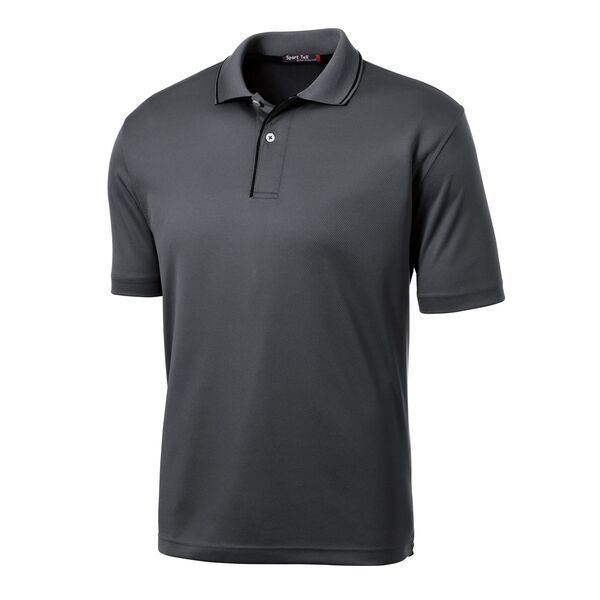 Sport-Tek® Dri-Mesh® Men's Performance Polo with Tipped Collar and Piping