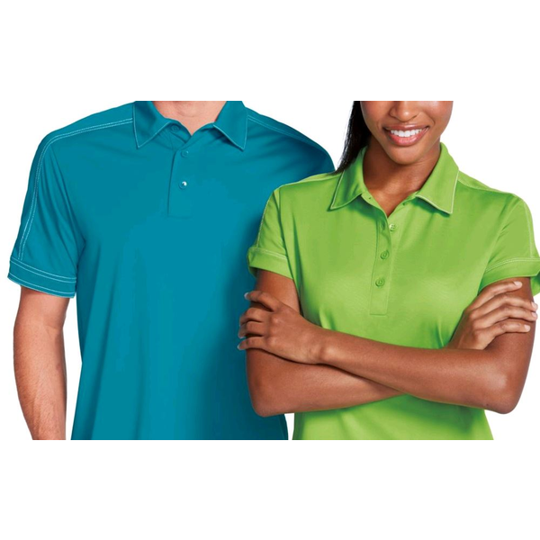 Sport-Tek® Contrast Stitch Micropique Sport-Wick® Men's Polo
