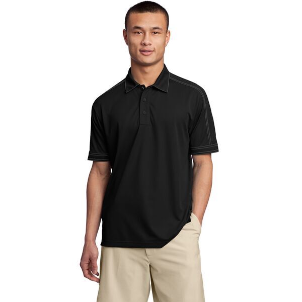 Sport-Tek® Contrast Stitch Micropique Sport-Wick® Men's Polo