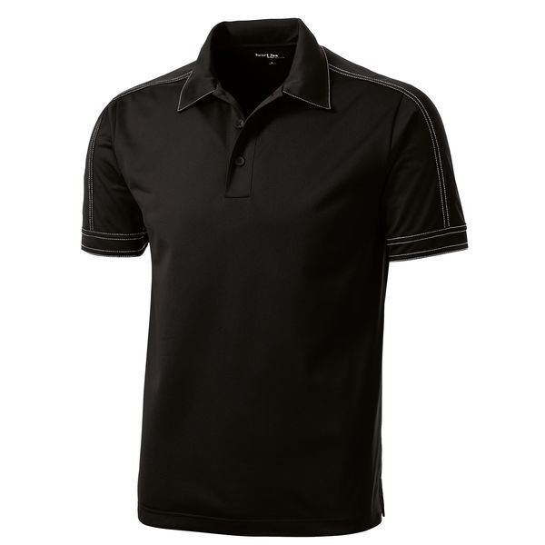Sport-Tek® Contrast Stitch Micropique Sport-Wick® Men's Polo