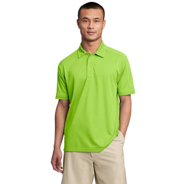 Sport-Tek® Contrast Stitch Micropique Sport-Wick® Men's Polo