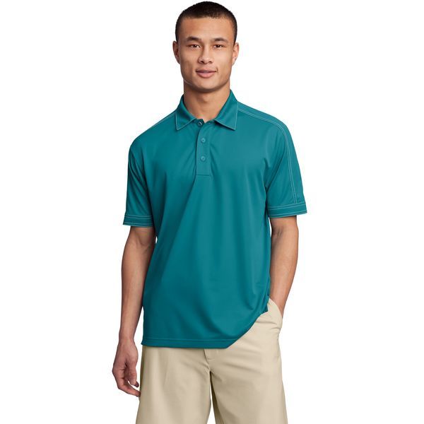 Sport-Tek® Contrast Stitch Micropique Sport-Wick® Men's Polo