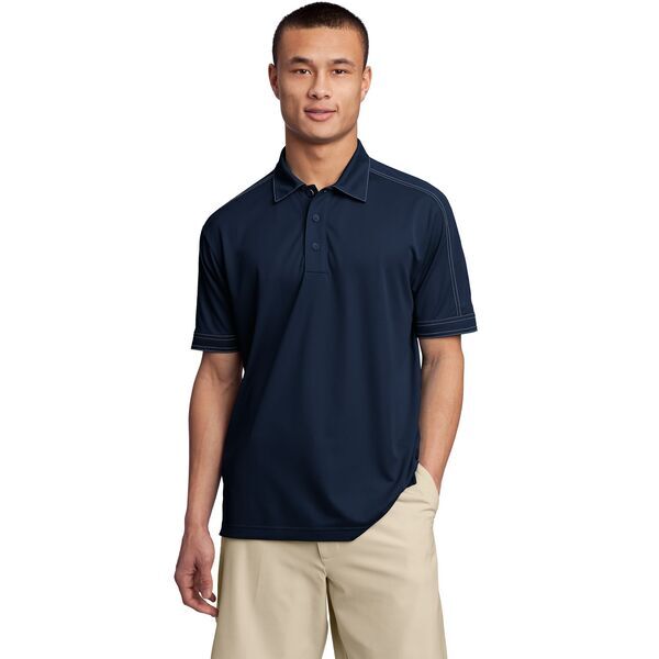 Sport-Tek® Contrast Stitch Micropique Sport-Wick® Men's Polo