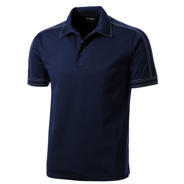 Sport-Tek® Contrast Stitch Micropique Sport-Wick® Men's Polo