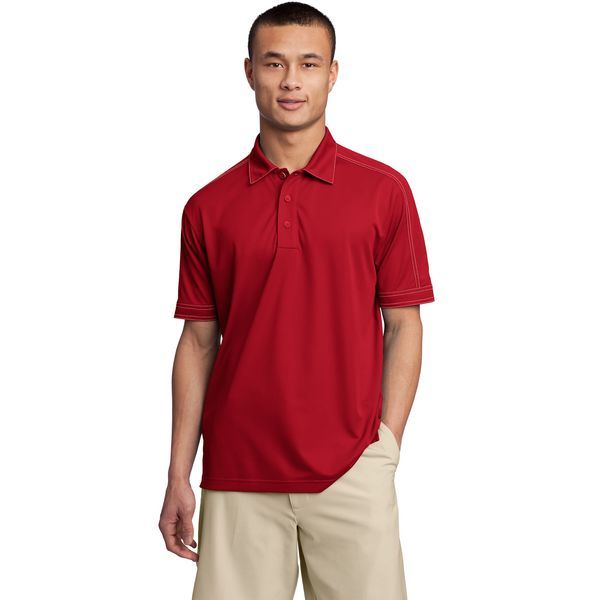 Sport-Tek® Contrast Stitch Micropique Sport-Wick® Men's Polo