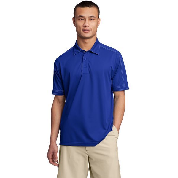Sport-Tek® Contrast Stitch Micropique Sport-Wick® Men's Polo