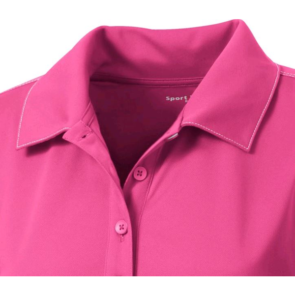 Sport-Tek® Contrast Stitch Micropique Sport-Wick® Ladies' Polo