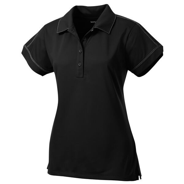 Sport-Tek® Contrast Stitch Micropique Sport-Wick® Ladies' Polo