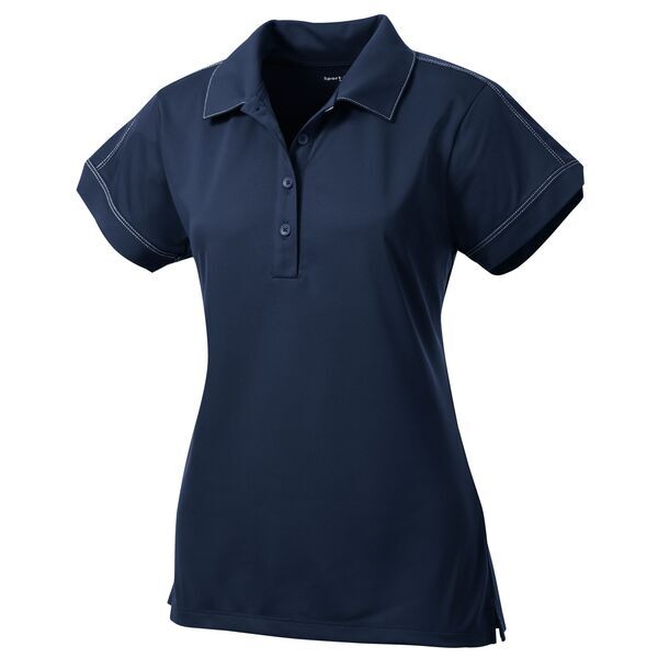Sport-Tek® Contrast Stitch Micropique Sport-Wick® Ladies' Polo