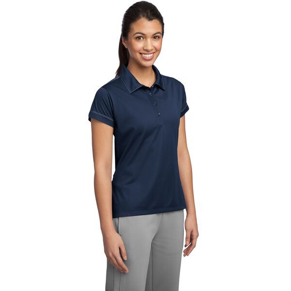 Sport-Tek® Contrast Stitch Micropique Sport-Wick® Ladies' Polo