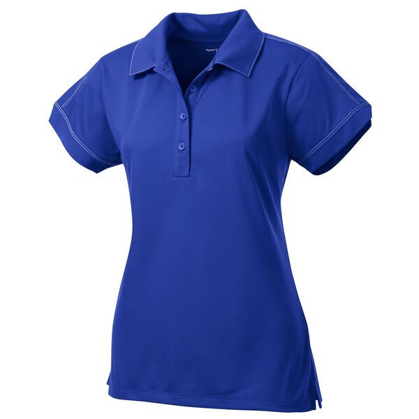 Sport-Tek® Contrast Stitch Micropique Sport-Wick® Ladies' Polo