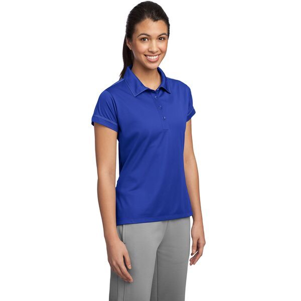 Sport-Tek® Contrast Stitch Micropique Sport-Wick® Ladies' Polo