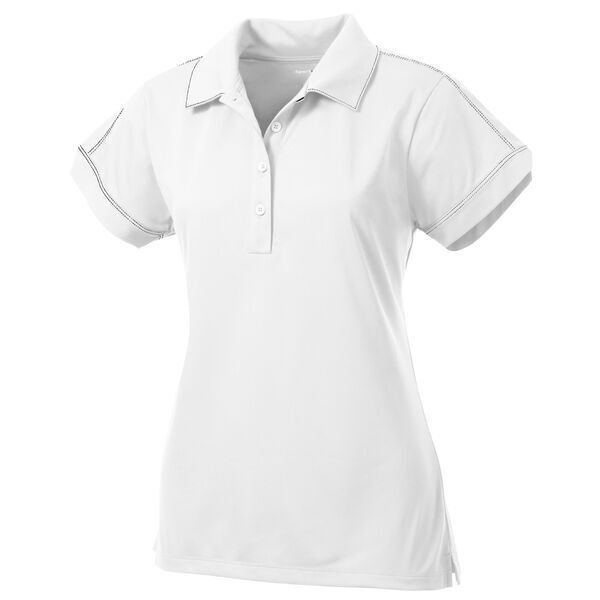Sport-Tek® Contrast Stitch Micropique Sport-Wick® Ladies' Polo