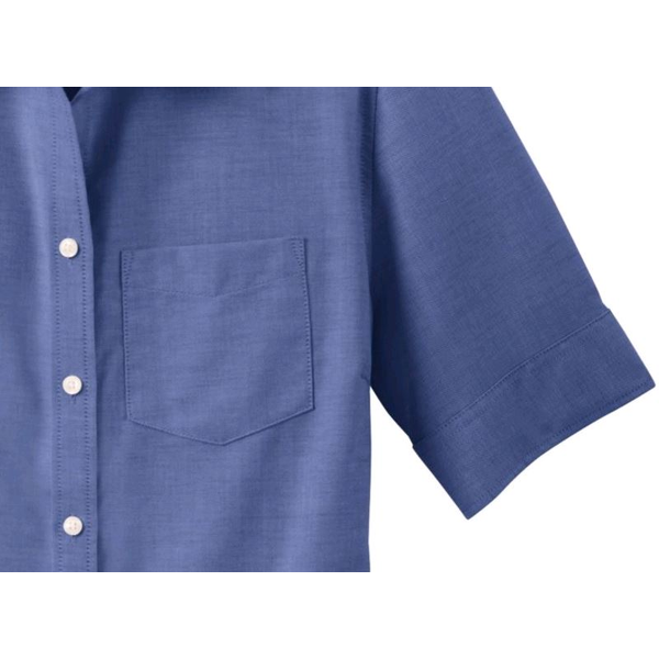 Port Authority® SuperPro™ Oxford Ladies' Short Sleeve Shirt