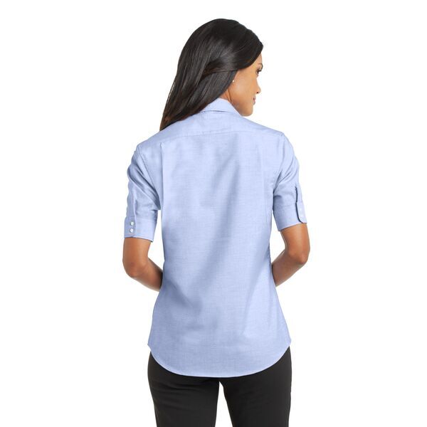 Port Authority® SuperPro™ Oxford Ladies' Short Sleeve Shirt