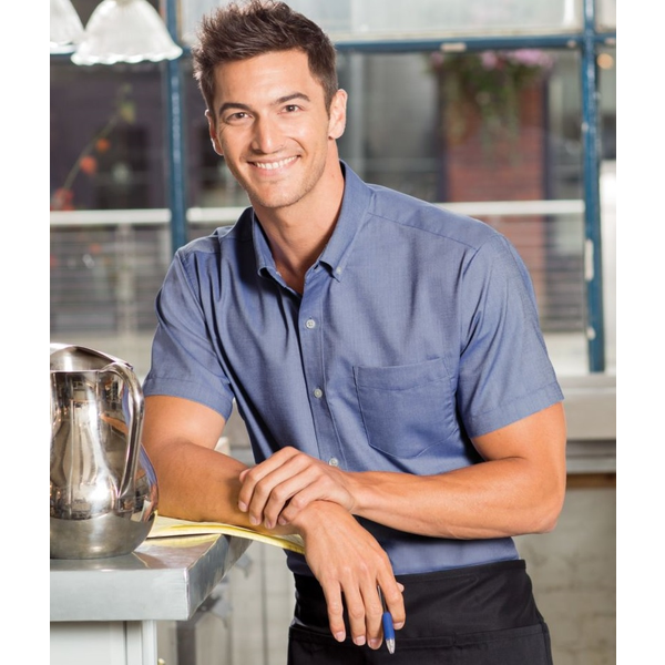 Port Authority® SuperPro™ Oxford Men's Short Sleeve Shirt