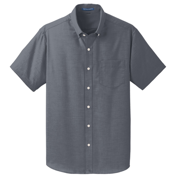 Port Authority® SuperPro™ Oxford Men's Short Sleeve Shirt
