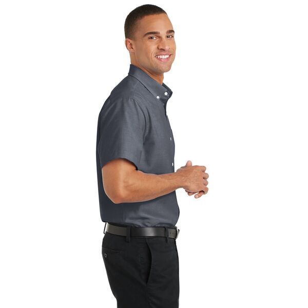 Port Authority® SuperPro™ Oxford Men's Short Sleeve Shirt