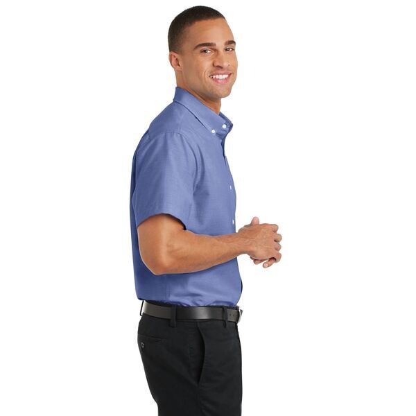 Port Authority® SuperPro™ Oxford Men's Short Sleeve Shirt
