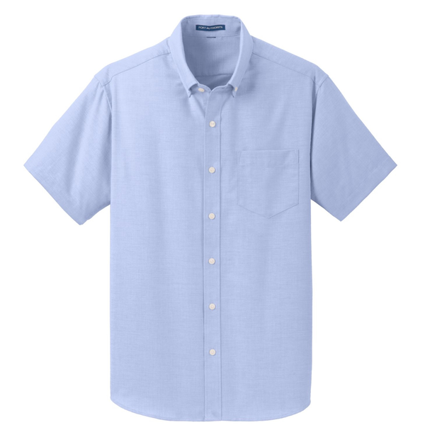 Port Authority® SuperPro™ Oxford Men's Short Sleeve Shirt