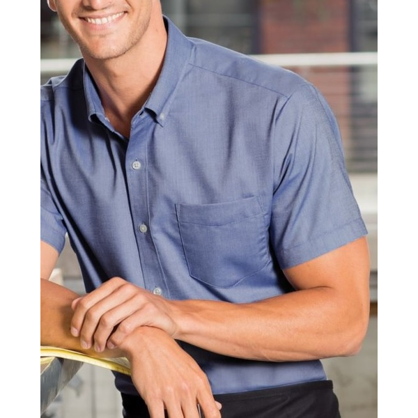 Port Authority® SuperPro™ Oxford Men's Short Sleeve Shirt