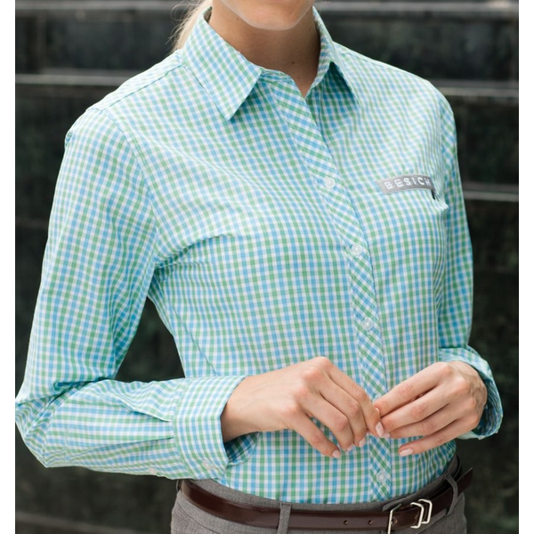 Port Authority® Gingham Easy Care Ladies' Shirt