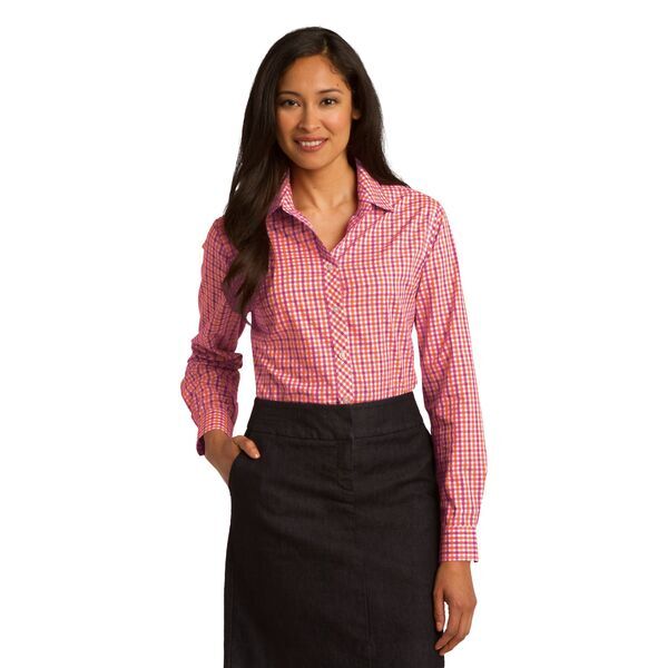 Port Authority® Gingham Easy Care Ladies' Shirt