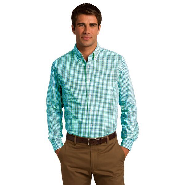 Port Authority® Gingham Easy Care Men's Shirt