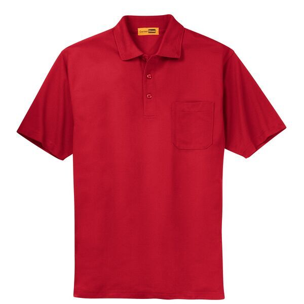 CornerStone® Industrial Pocket Pique Men's Polo