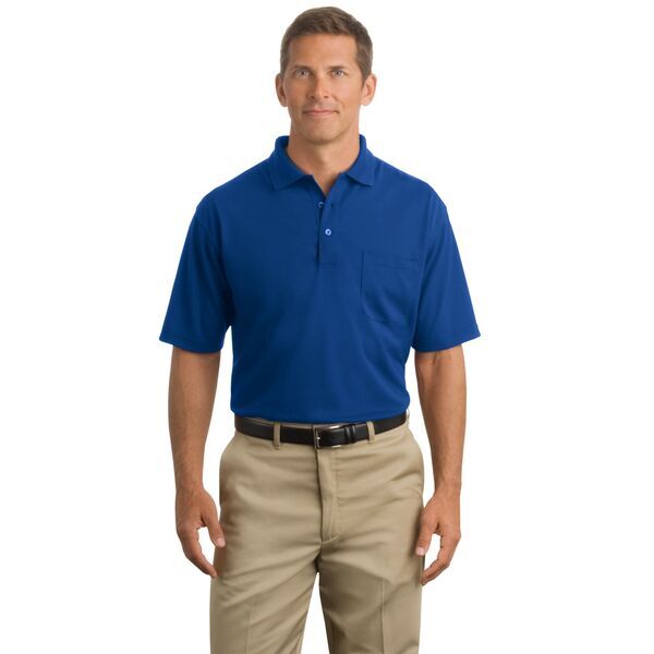 CornerStone® Industrial Pocket Pique Men's Polo