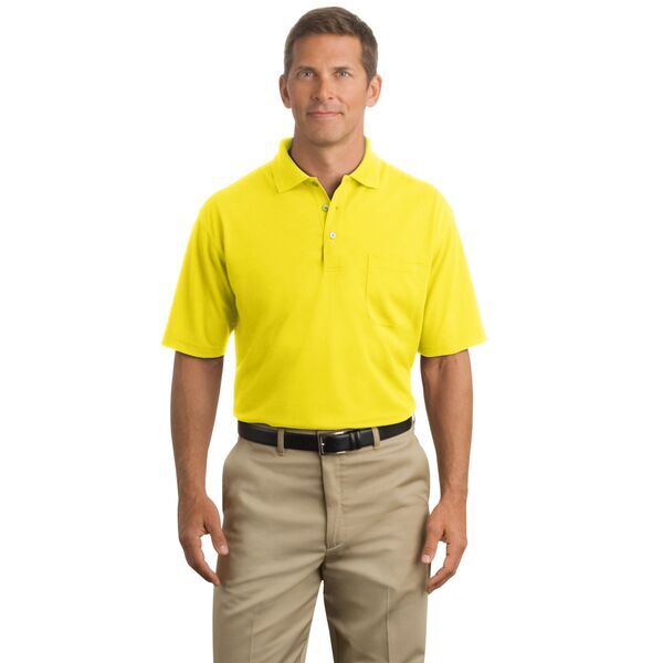 CornerStone® Industrial Pocket Pique Men's Polo