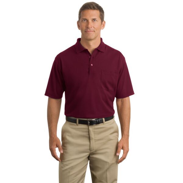 CornerStone® Industrial Pocket Pique Men's Polo