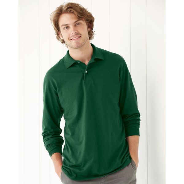 JERZEES® SpotShield™ 50/50 Men's Long Sleeve Sport Shirt