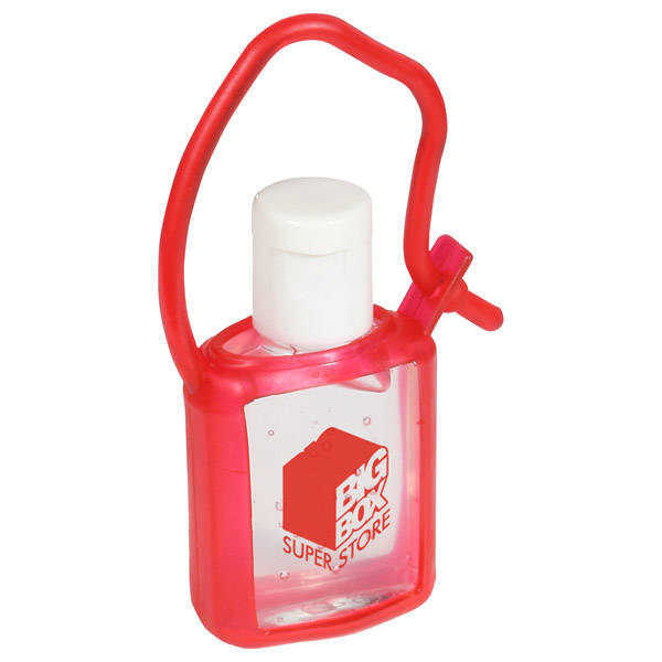 Cool Clip Hand Sanitizer Gel in Silcone Carrier, .5oz