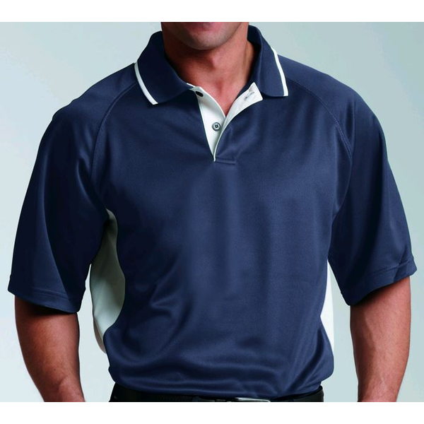 Charles River® Color Blocked Piqué Men's Wicking Polo