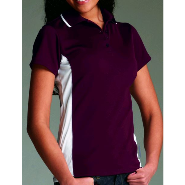 Charles River® Color Blocked Piqué Ladies' Wicking Polo