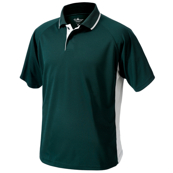 Charles River® Color Blocked Piqué Men's Wicking Polo
