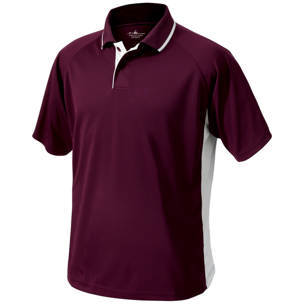 Charles River® Color Blocked Piqué Men's Wicking Polo