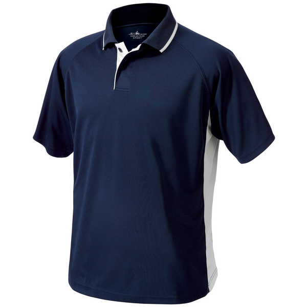 Charles River® Color Blocked Piqué Men's Wicking Polo