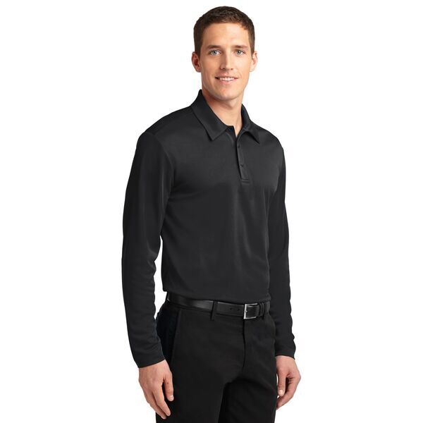 Port Authority® Silk Touch™ Performance Men's Long Sleeve Polo