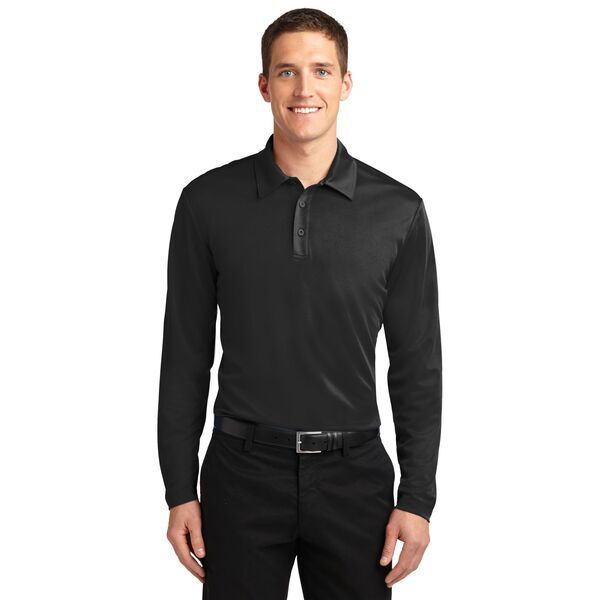 Port Authority® Silk Touch™ Performance Men's Long Sleeve Polo