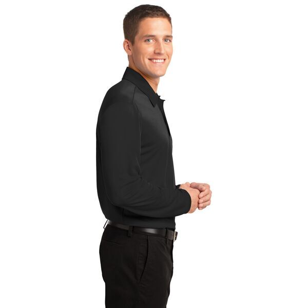Port Authority® Silk Touch™ Performance Men's Long Sleeve Polo