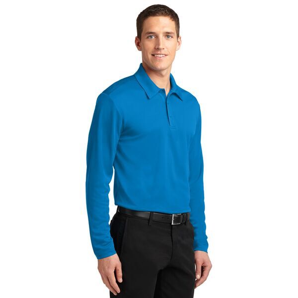 Port Authority® Silk Touch™ Performance Men's Long Sleeve Polo